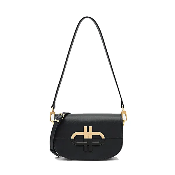 Túi Đeo Vai Nữ Pedro Icon Leather Shoulder Bag - Black PW2-75210151_BLACK_XS Màu Đen