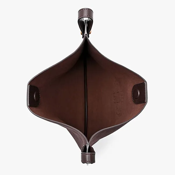 Túi Đeo Vai Nữ Pedro Icon Oversized Suede Shoulder Bag Dark Brown PW2-75210179-1 Màu Nâu Đậm