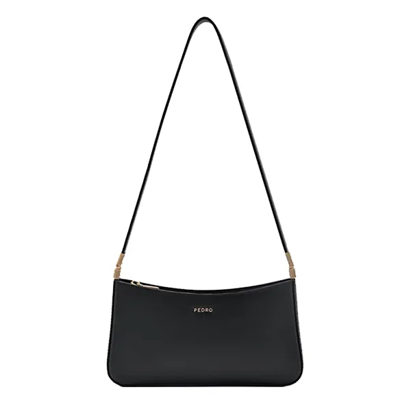 Túi Đeo Vai Nữ Pedro Jatte Leather Shoulder Bag PW4-95940013 Black Màu Đen