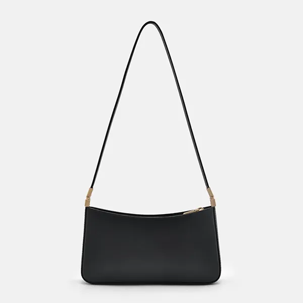 Túi Đeo Vai Nữ Pedro Jatte Leather Shoulder Bag PW4-95940013 Black Màu Đen