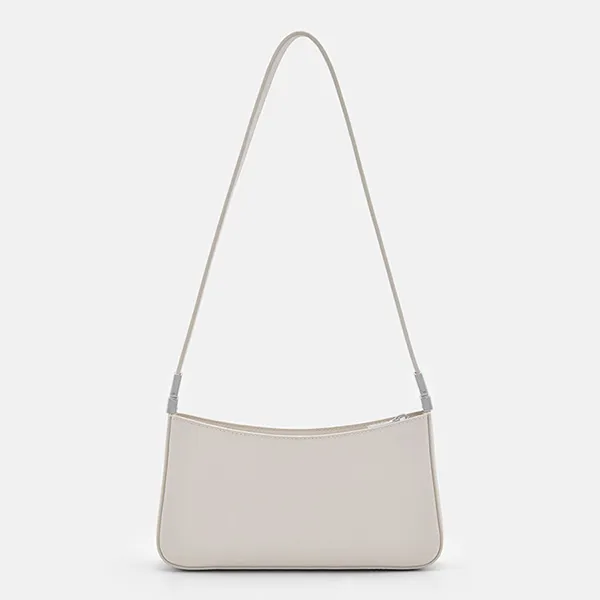 Túi Đeo Vai Nữ Pedro Jatte Leather Shoulder Bag PW4-95940013 Chalk Màu Trắng