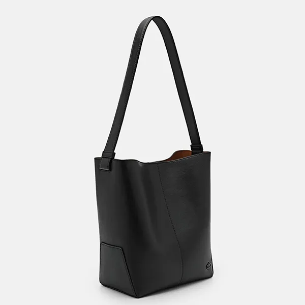 Túi Đeo Vai Nữ Pedro Leather Hobo Bag PW2-35060028 Black Màu Đen