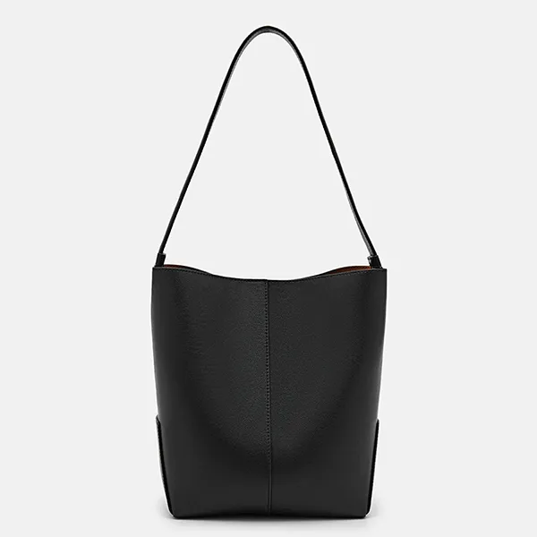 Túi Đeo Vai Nữ Pedro Leather Hobo Bag PW2-35060028 Black Màu Đen