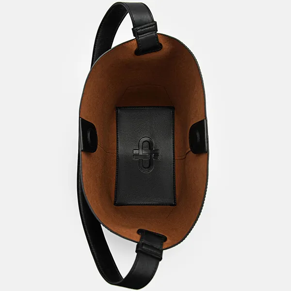 Túi Đeo Vai Nữ Pedro Leather Hobo Bag PW2-35060028 Black Màu Đen