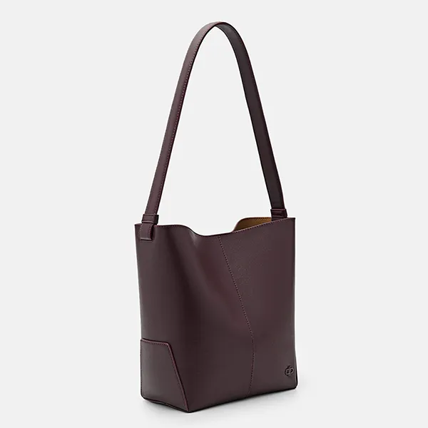 Túi Đeo Vai Nữ Pedro Leather Hobo Bag PW2-35060028 Wine Màu Đỏ Tía