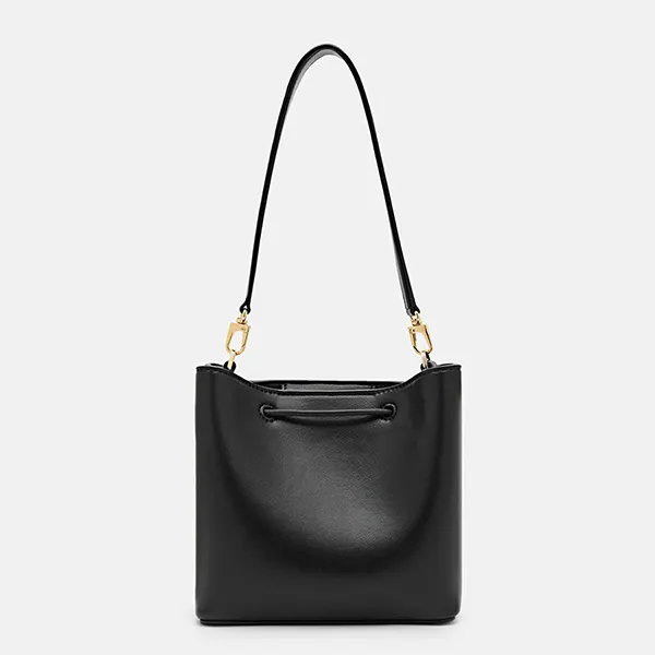 Túi Đeo Vai Nữ Pedro Panelled Bucket Bag PW2-16390012 Black Màu Đen