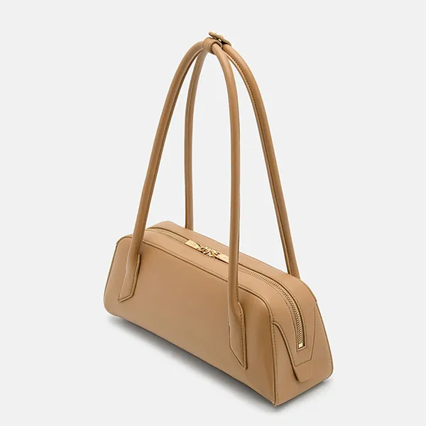 Túi Đeo Vai Nữ Pedro Serif Shoulder Bag - Camel PW2-76390134-1_CAMEL_M Màu Nâu