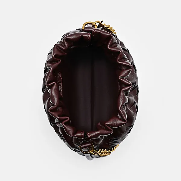 Túi Đeo Vai Nữ Pedro Small Square Shoulder Bag Burgundy Red PW2-75060105-2 Màu Đỏ Tía