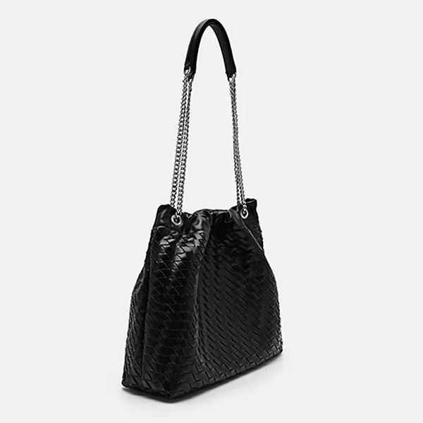 Túi Đeo Vai Nữ Pedro Square Cami Shoulder Bag Black PW2-76390125-1 Màu Đen
