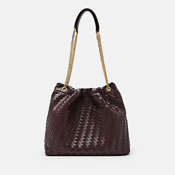 Túi Đeo Vai Nữ Pedro Square Cami Shoulder Bag Burgundy Red PW2-76390125-1 Màu Đỏ Tía