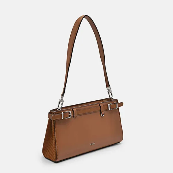 Túi Đeo Vai Nữ Pedro Studio Phoebe Cognac Shoulder Bag PW2-76610077 Màu Cognac