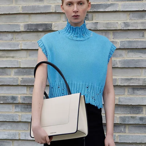 Túi Tote Nữ Charles & Keith CNK Daylla Bag Cream CK2-31200033 Màu Kem