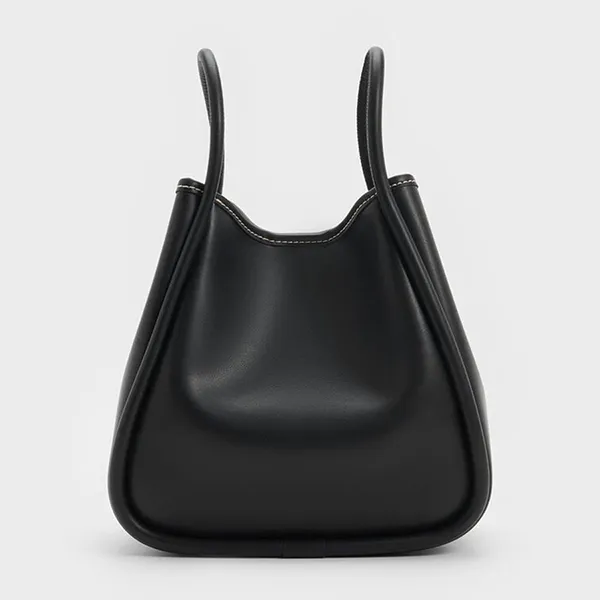 Túi Tote Nữ Charles & Keith CNK Lyla Tubular Mini Bag Black CK2-30782647 Màu Đen