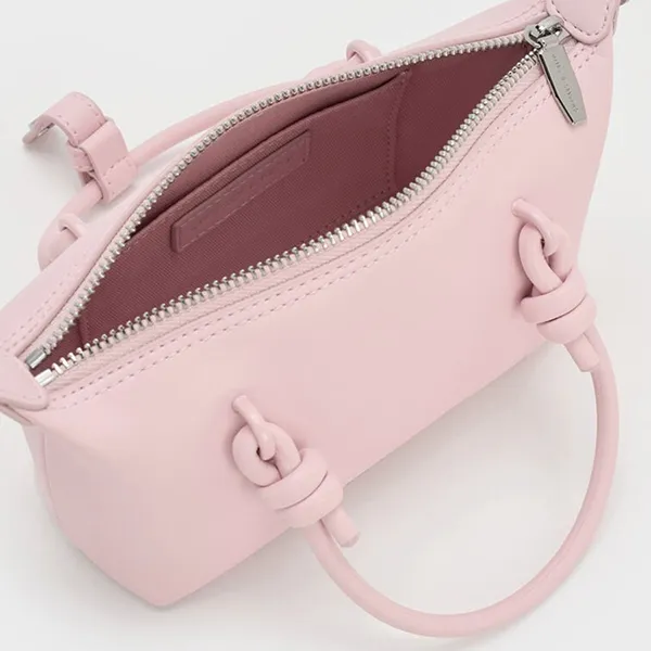 Túi Tote Nữ Charles & Keith CNK Sammie Rectangular Bag Candy Pink CK2-30271635 Màu Hồng Đậm