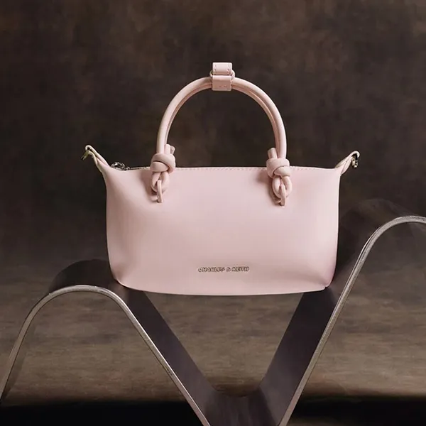 Túi Tote Nữ Charles & Keith CNK Sammie Rectangular Bag Candy Pink CK2-30271635 Màu Hồng Đậm