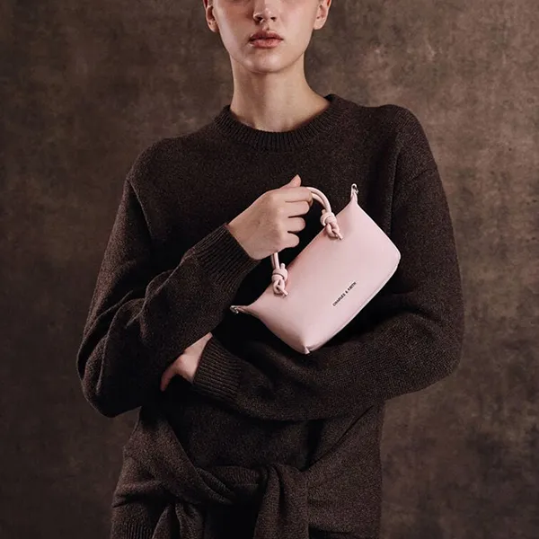 Túi Tote Nữ Charles & Keith CNK Sammie Rectangular Bag Candy Pink CK2-30271635 Màu Hồng Đậm