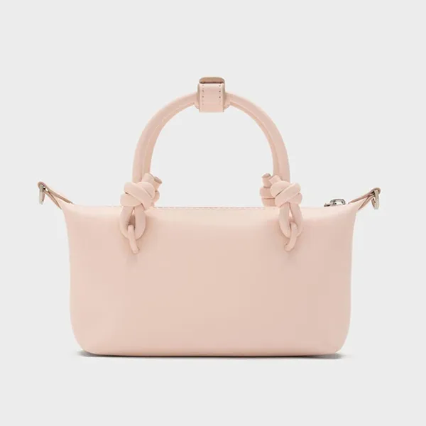 Túi Tote Nữ Charles & Keith CNK Sammie Rectangular Bag Soft Pink CK2-30271635 Màu Hồng
