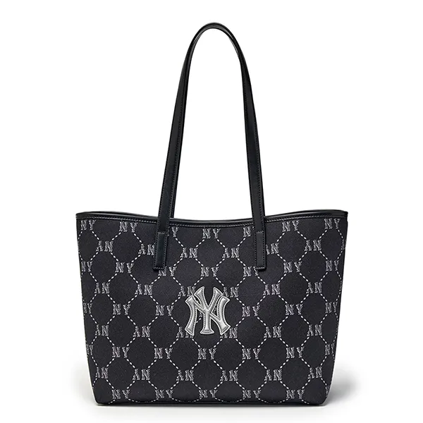 Túi Tote Nữ MLB Dia Monogram Jacquard Bag NY Yankees 3AORMJ16N-50BKS Màu Đen