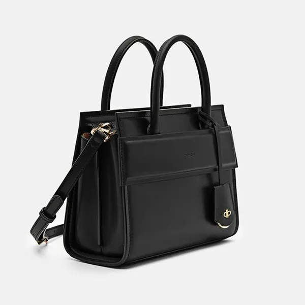 Túi Tote Nữ Pedro Studio Leather PW2-55210045_BLACK_S Màu Đen