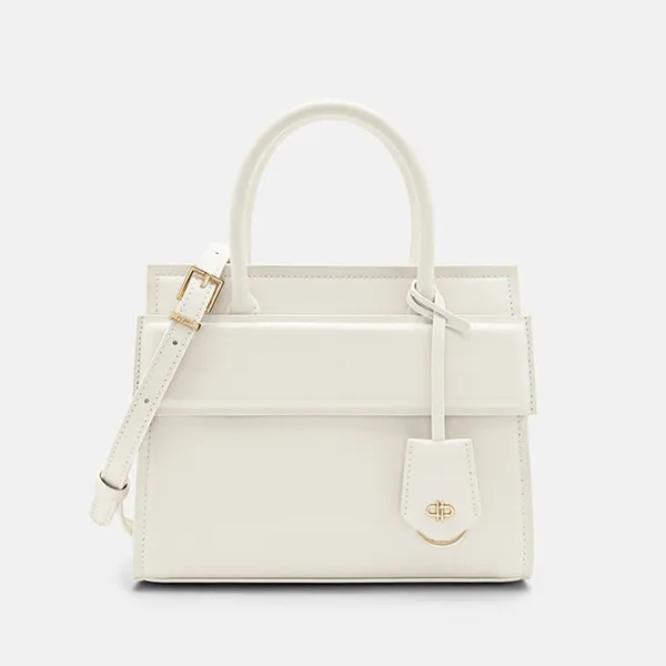 Túi Tote Nữ Pedro Studio Leather PW2-55210045_CHALK_S Màu Trắng Kem