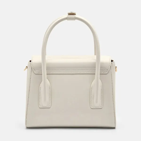 Túi Xách Nữ Pedro Studio Farida Leather Flap Bag Chalk PW2-55210046-1 Màu Trắng