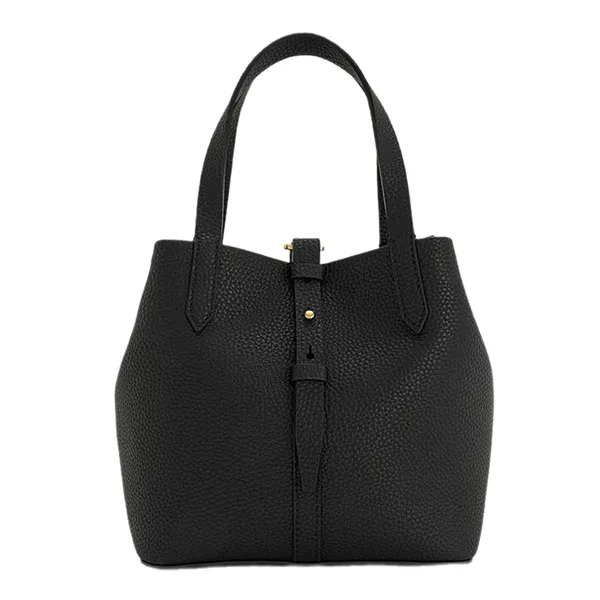 Túi Xách Tay Nữ Charles & Keith Beryl Recycled Leather Handbag Black CK2-10151518_BLACK Màu Đen