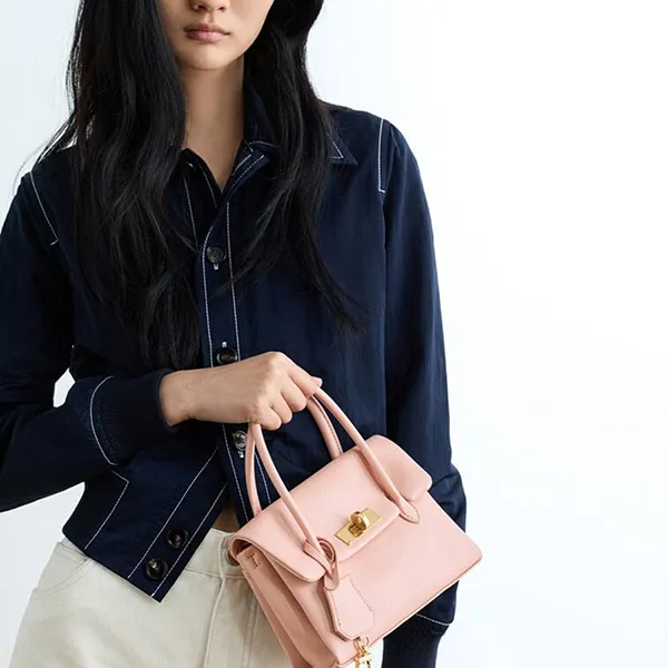 Túi Xách Tay Nữ Charles & Keith CNK Kerry Mini Bag Pink CK2-30782769 Màu Hồng