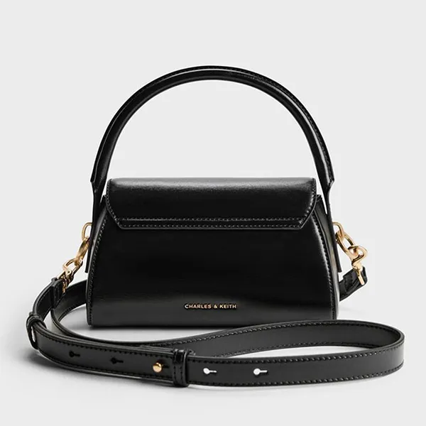 Túi Xách Tay Nữ Charles & Keith Kaila Handbag Black CK2-50271611_BLACK Màu Đen