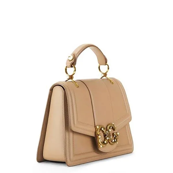 Túi Xách Tay Nữ Dolce & Gabbana D&G Amore Màu Be