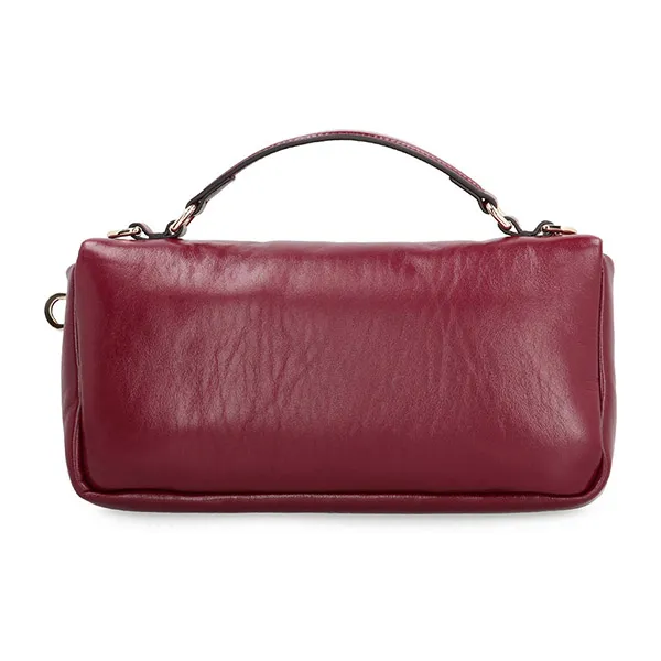 Túi Xách Tay Nữ Gucci Small GG Milano Handbag Màu Đỏ Thẫm