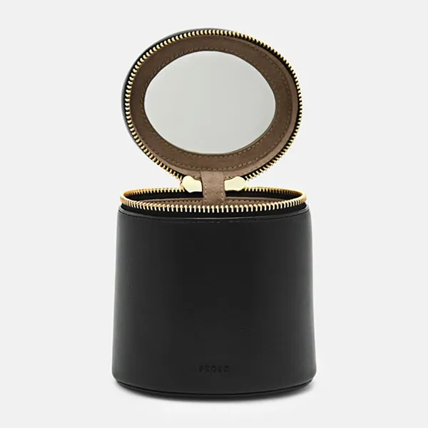 Túi Xách Tay Nữ Pedro Lia Barrel Cylindrical Handbag Black PW2-75210183_BLACK Màu Đen