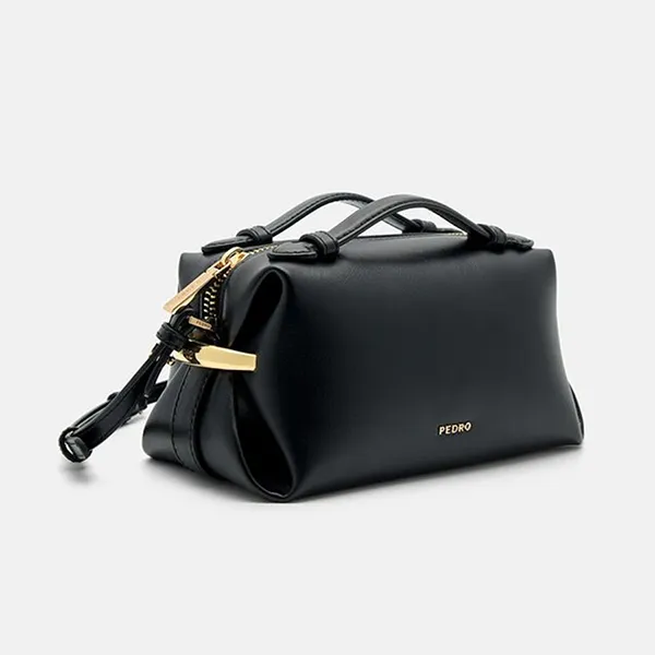 Túi Xách Tay Nữ Pedro Lia Mini Rectangular Handbag Black PW2-65210012_BLACK Màu Đe