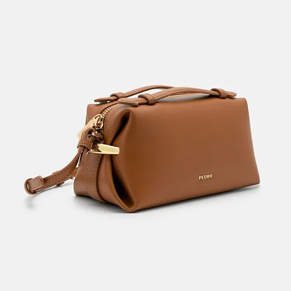 Túi Xách Tay Nữ Pedro Lia Mini Rectangular Handbag Cognac PW2-65210012_COGNAC Màu Cognac