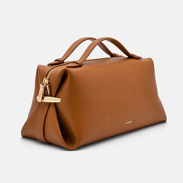 Túi Xách Tay Nữ Pedro Lia Rectangular Handbag PW2-65210011_COGNAC Màu Cognac