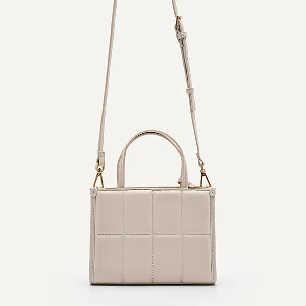 Túi Xách Tay Nữ Pedro Mini Quilted Rectangular Handbag Beige PW2-55210035_BEIGE Màu Be