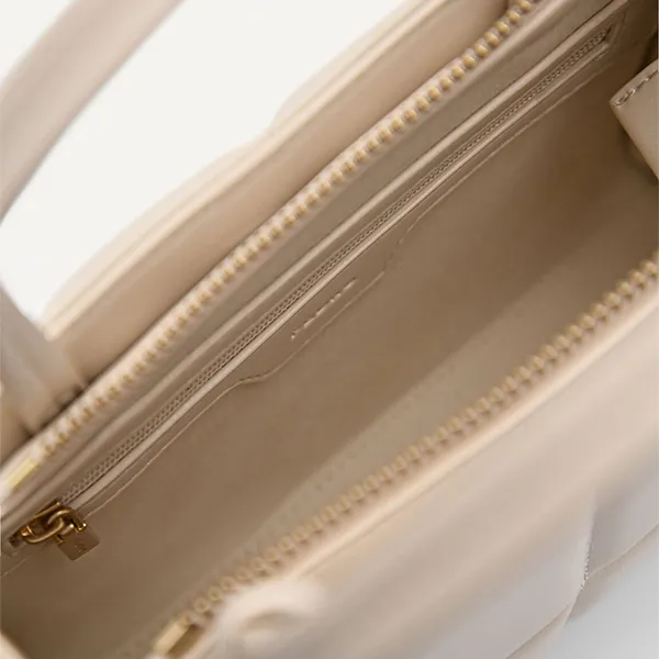 Túi Xách Tay Nữ Pedro Mini Quilted Rectangular Handbag Beige PW2-55210035_BEIGE Màu Be
