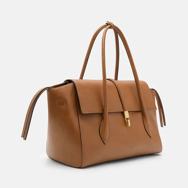 Túi Xách Tay Nữ Pedro Hitch Handbag PW2-55210049 Màu Nâu