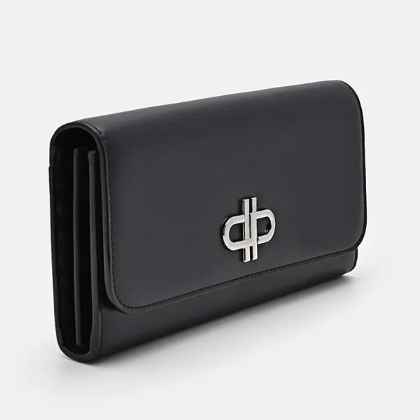 Ví Dáng Dài Nữ Pedro Icon Leather Long Wallet PW4-15940093 Black Màu Đen