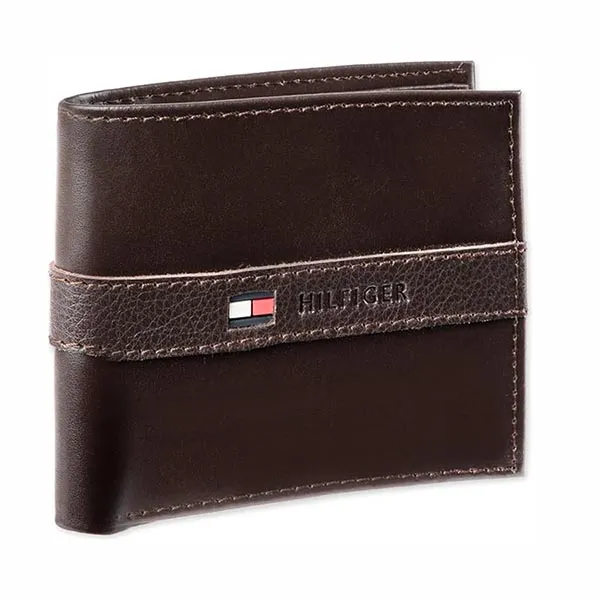 Ví Nam Tommy Hilfiger B0DCN7LVRS Màu Nâu Đậm