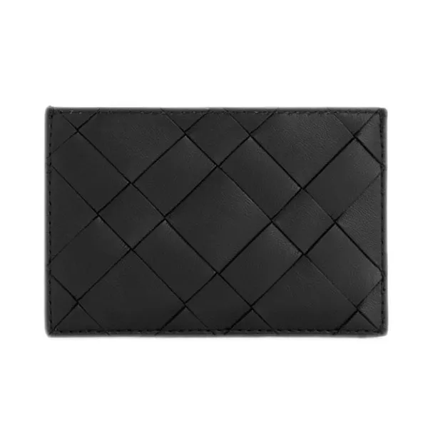 Ví Nữ Charles & Keith CNK Ivette Woven Card Holder Cotton Noir CK6-50770690 Màu Đen