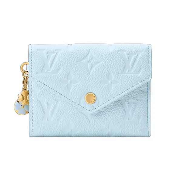 Ví Nữ Louis Vuitton LV Victorine Portefeuille Sky Blue M28293 Màu Xanh Da Trời