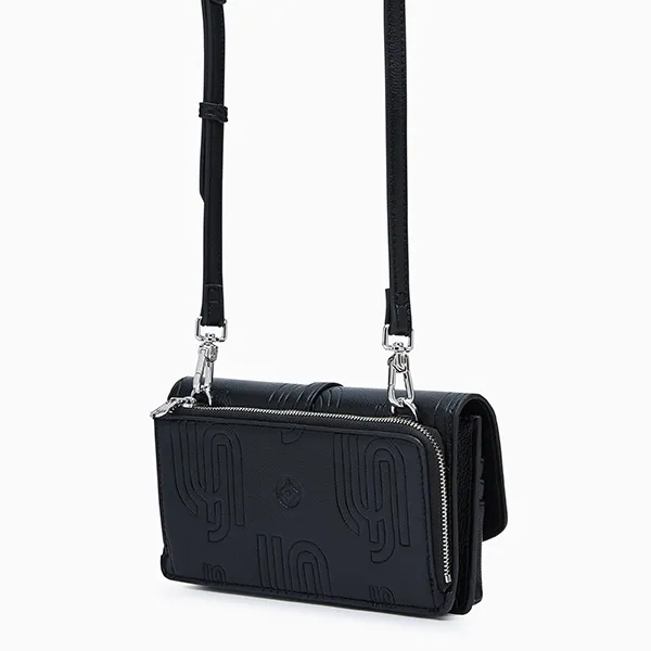 Ví Nữ Lyn Britannia Infinite Wallets On Chain - Black L26CWWC006 Màu Đen