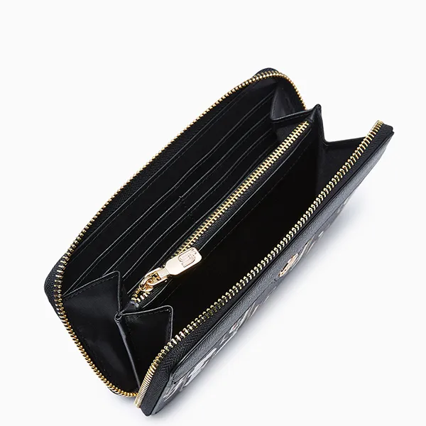 Ví Nữ Lyn Ivy Infinite Long Wallets - Printed Black L26CWWA055 Màu Đen