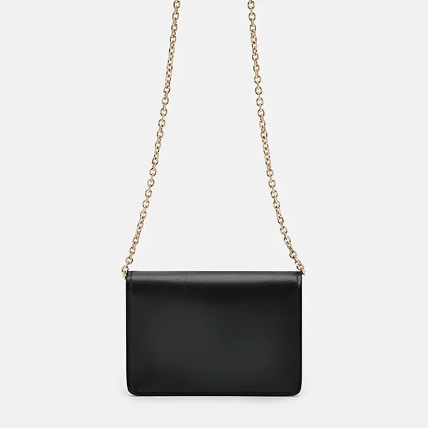 Ví Nữ Pedro Icon Leather Bi-Fold Card Holder Black PW4-25940034-1_BLACK Màu Đen