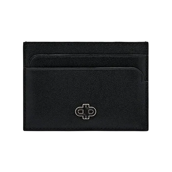 Ví Nữ Pedro Icon Leather Rectangular Card Holder Black PW4-25940030_BLACK Màu Đen