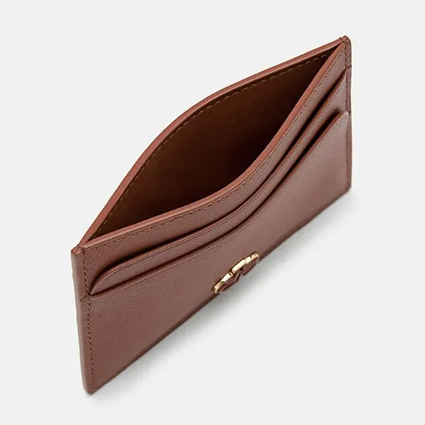 Ví Nữ Pedro Icon Leather Rectangular Card Holder Cognac PW4-25940030_COGNAC Màu Cognac