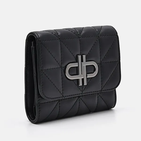 Ví Nữ Pedro Icon Leather Tri-Fold Wallet In Pixel PW4-15940092 Black Màu Đen