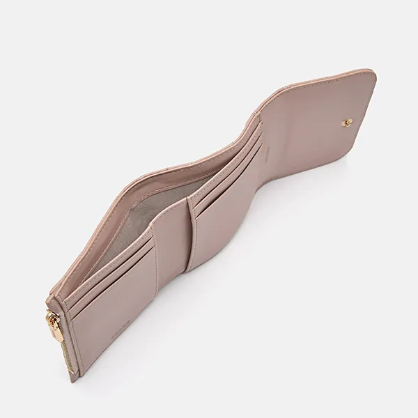 Ví Nữ Pedro Icon Leather Tri-Fold Wallet In Pixel PW4-15940092 Nude Màu Hồng Nude
