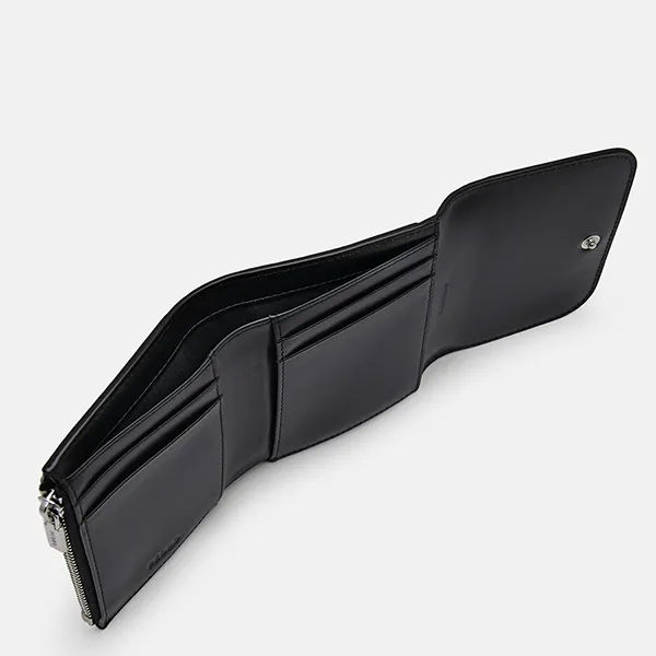 Ví Nữ Pedro Icon Leather Tri-Fold Wallet PW4-15940092-1 Black Màu Đen