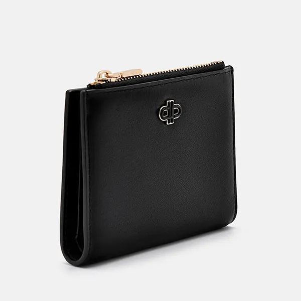 Ví Nữ Pedro Leather Bi-Fold Wallet - Black PW4-15940099_BLACK_CP Màu Đen
